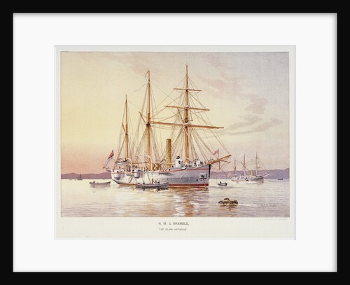 HMS 'Bramble' by William Frederick Mitchell