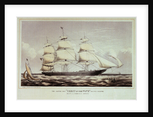 The clipper ship 'Crest of the Wave' by John R. Isaac