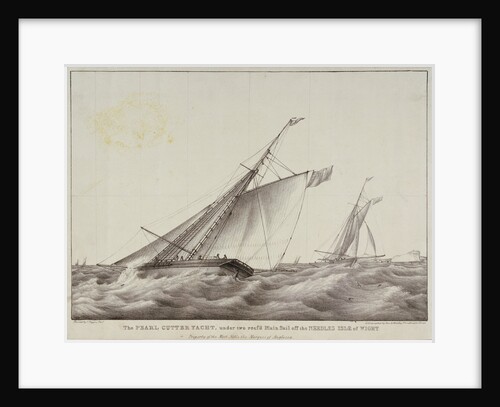 The cutter yacht 'Pearl' by J. Rogers Senior