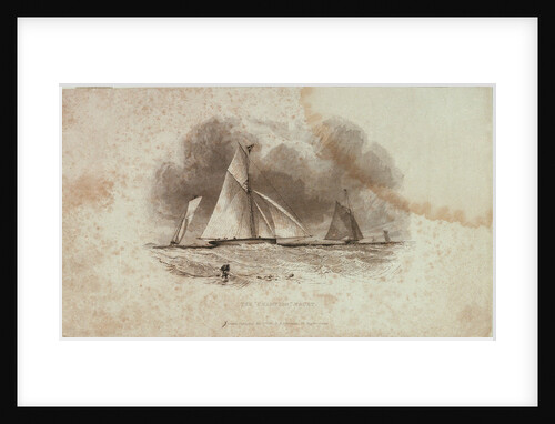 The yacht 'Champion' by C. Taylor