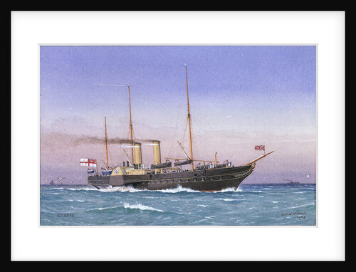 Royal yacht 'Osborne' (1870) by W. Fred Mitchell