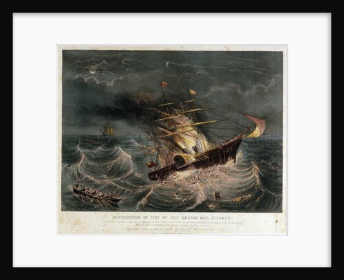 Destruction of the mail steamer 'Amazon' by Read & Co