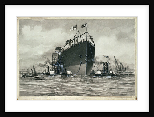 Launching of the 'Great Eastern' by unknown