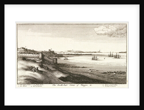 The southeast corner of Tangier by Wenceslaus Hollar