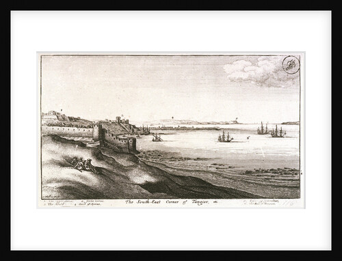 The southeast corner of Tangier by Wenceslaus Hollar