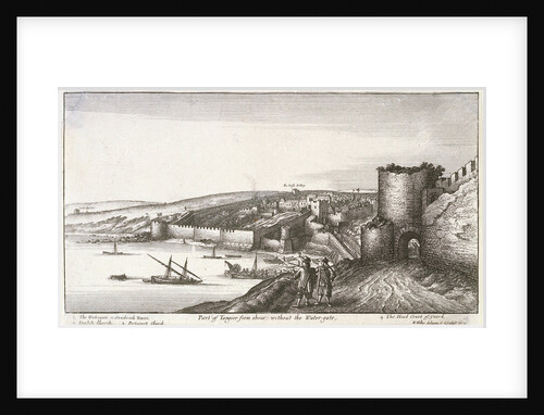 Part of Tangier from above, without the water-gate by Wenceslaus Hollar