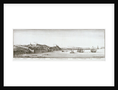 Prospect of Tangier from the southeast by Wenceslaus Hollar