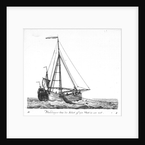 A herring buss by Gerrit Groenewegen