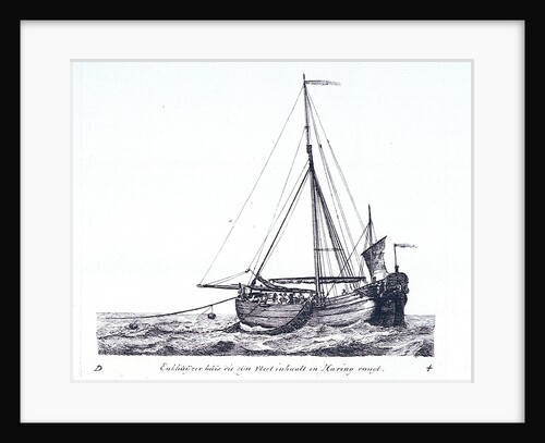 A herring buss by Gerrit Groenewegen
