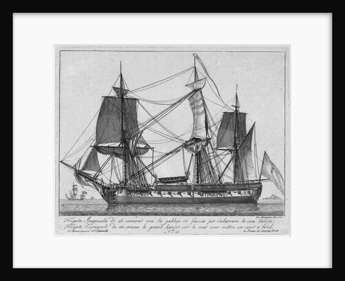 A Spanish frigate by Gio Baugean