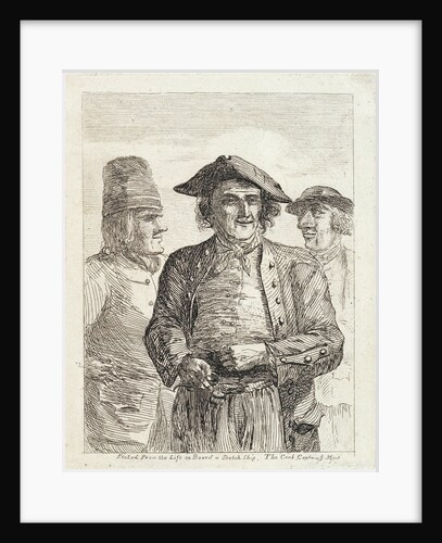 Life on board a Scotch ship. The cook, captain & mate by Paul Sandby