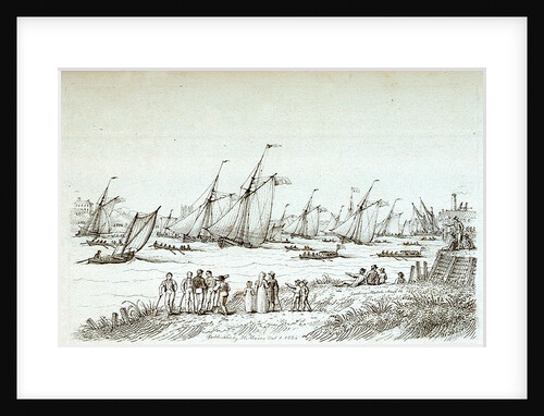 Sailing match August 16 1824 by Chatfield & Coleman