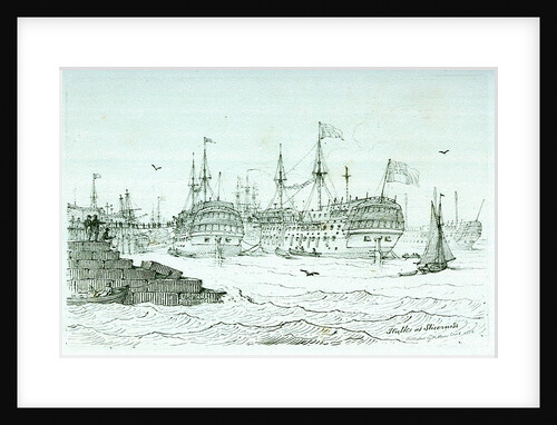 Hulks at Sheerness by Chatfield & Coleman