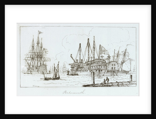 The Marine sketch book by H. Moses, Portsmouth by Henry Moses