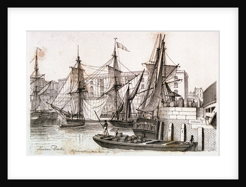London Docks by Henry Moses