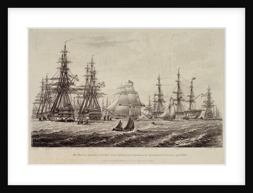 Visit of William the Fourth when Duke of Clarence, as Lord High Admiral, to Portsmouth in the year 1827 with views of the Russian Squadron by Henry Moses