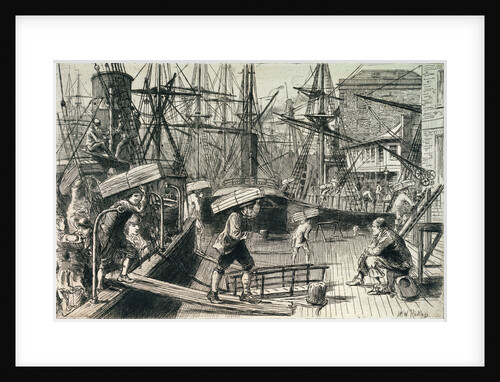 Sailors disembarking by Matthew White Ridley