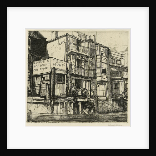 Moss's Wharf, Old Greenwich by Graham Sutherland