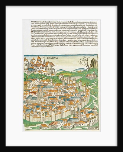Page from 'The Nuremberg Chronicle' by Hartmann Schedel by unknown
