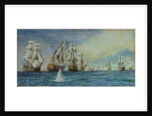 The Battle of Trafalgar (Santissima Trinidad) by William Lionel Wyllie