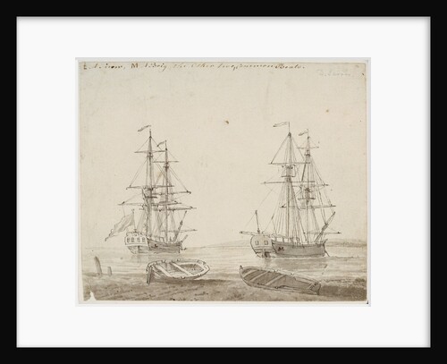 L. A Snow M. A Brig the other two, Common Boats by Dominic Serres