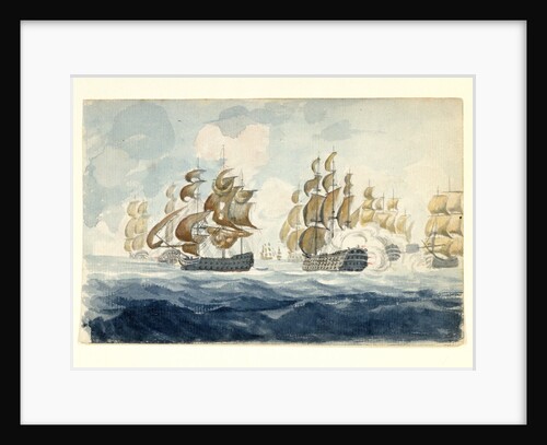 Lord Bridport's Action off L'Orient by British School