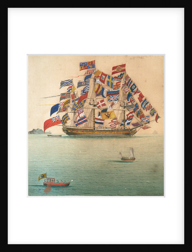 A ship dressed overall by unknown