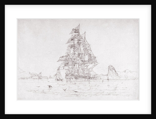 A frigate dressed overall by British School