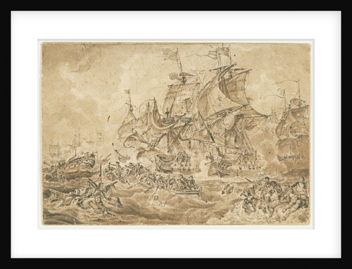 The Glorious First of June, 1794 (after de Loutherbourg) by John Thomas Serres
