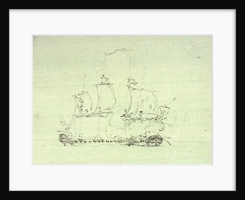 Captain Sir Edward Pellew's 'Nymphe' boards and takes the 'Cleopatra', 18 June 1793 by Nicholas Pocock