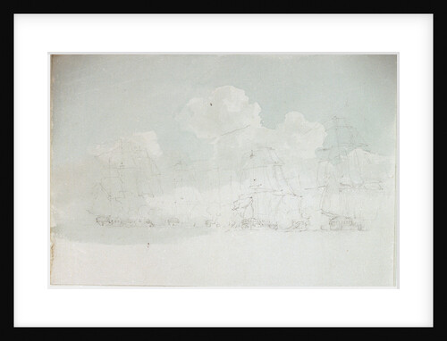 Warren's Action off Ireland, 12 October 1798 by Nicholas Pocock