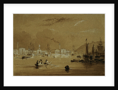 The Victualling Office, from Richmond Walk, Devonport by Nicholas Matthew Condy