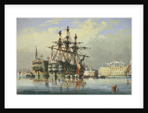 Ships in ordinary at Devonport by Nicholas Matthew Condy