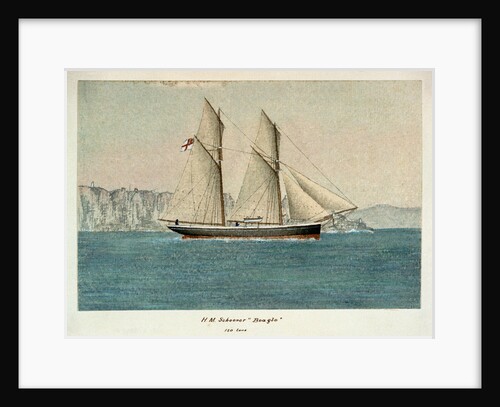 HM Schooner 'Beagle', 120 tons by Lieutenant Francis H. Boyer