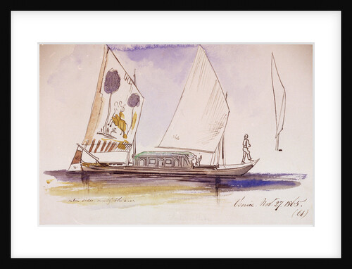 Studies of Venetian craft by Edward Lear
