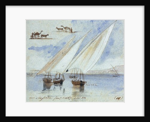Near Massara, Egypt by Edward Lear