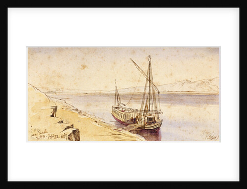 Near Esneh, Egypt by Edward Lear