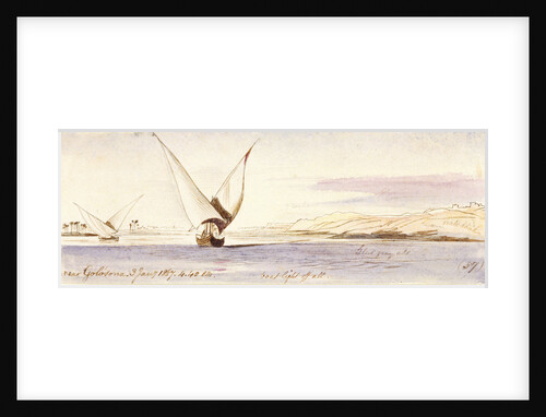 Near Golosona, Egypt by Edward Lear