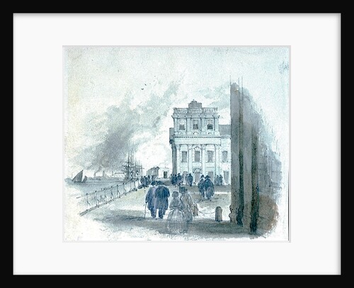 View of Greenwich Hospital and the River Thames at Greenwich by Myles Birkett Foster