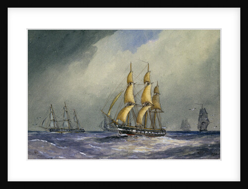 HMS 'Doris' by William Frederick Mitchell