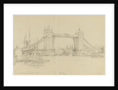 Tower Bridge from Butler's Wharf by Gerald M. Burn