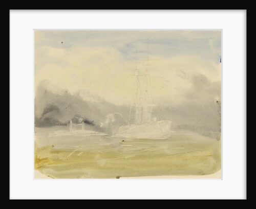 Fighting vessels at sea, 1914-1918 by William Lionel Wyllie