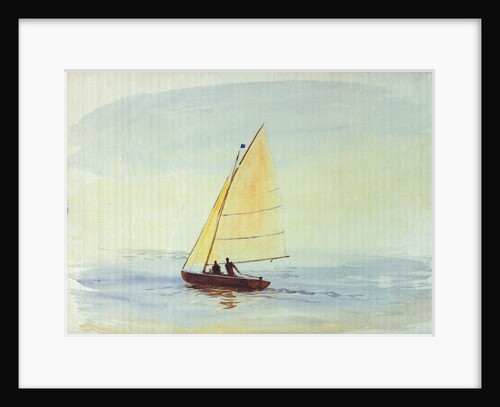 Sailing dinghy by William Lionel Wyllie