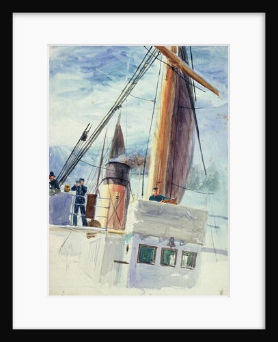 Bridge of Oceanic White Star by William Lionel Wyllie