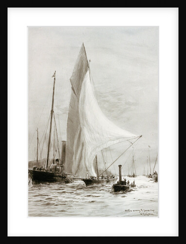 Meteor winning the Queens Cup by William Lionel Wyllie