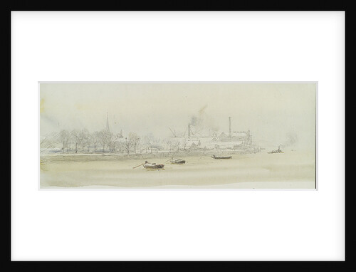 Greenwich Reach and the Isle of Dogs by William Lionel Wyllie