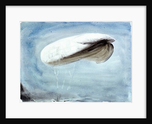A barrage balloon S W 30 by William Lionel Wyllie
