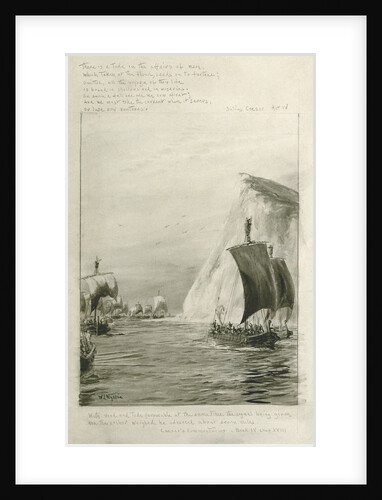 Roman galleys by William Lionel Wyllie