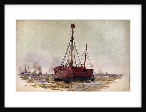 Nore Light ship by William Lionel Wyllie
