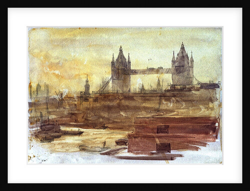 Tower Bridge by William Lionel Wyllie